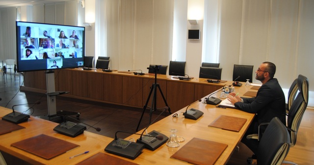 Reunió telemàtica de l'alcalde amb els regidors de l'equip de govern