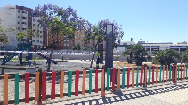 Los parques infantiles han permanecido precintados durante el estado de alarma