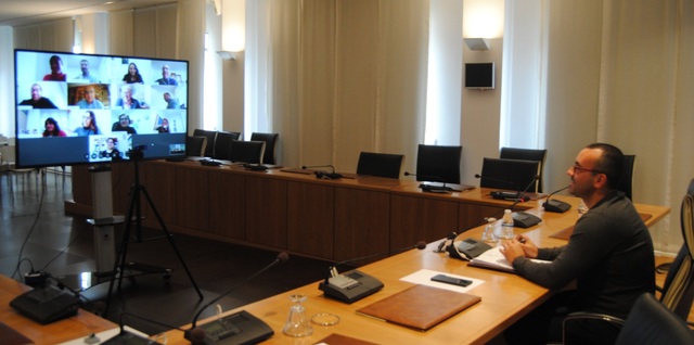 Imatge d'una reuni de la Junta de Coordinaci de l'equip de govern