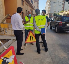 Obras de renovacin de la red de agua potable en la calle Furs de Valncia_1