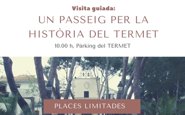 Cartell de la visita guiada al Termet 