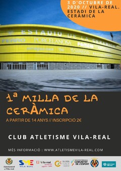 Cartell de la 1a Milla de la Cermica