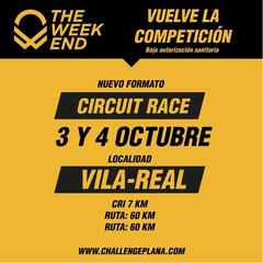 Cartel de The Weekend del Challenge de la Plana