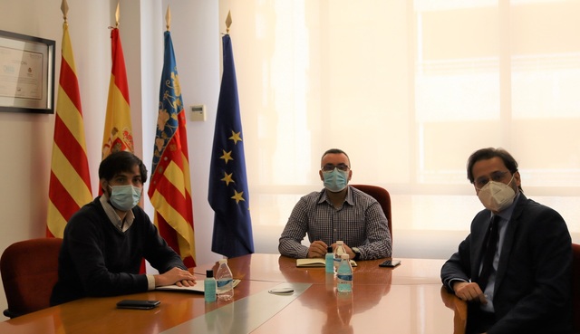 Reunió de l'alcalde amb el director general de l'Entitat Valenciana d'Habitatge i Sòl (EVha), Alberto Aznar