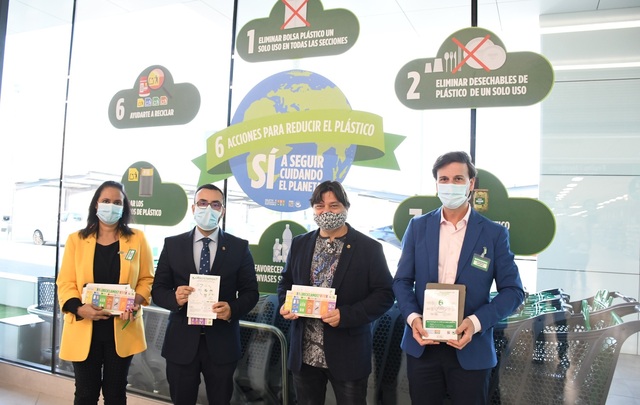 Visita del alcalde y el concejal de Medio Ambiente al supermercado Mercadona de la carretera de Onda_1