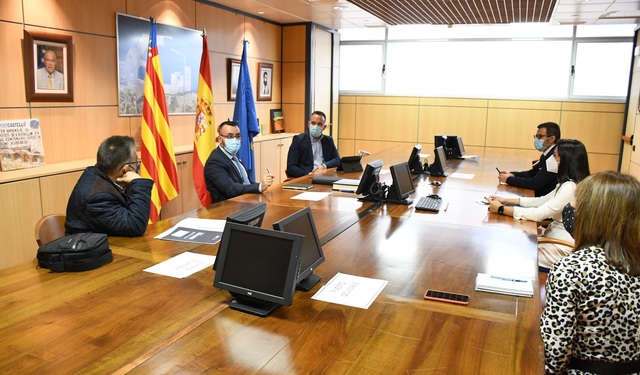 Reunió de l'alcalde de Vila-real i el president de l'Autoritat Portuària de Castelló