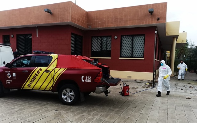 Desinfeccin por parte del Consorcio Provincial de Bomberos_1