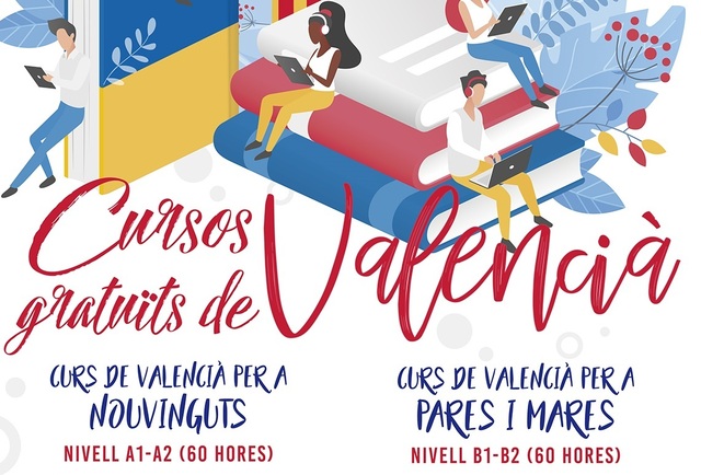 Cartell dels cursos de valenci de la Regidoria de Normalitzaci Lingstica_1