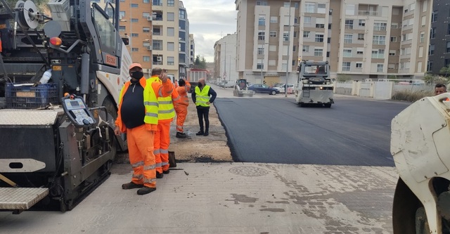 Pla de xoc d'asfaltat en vies urbanes 