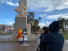 Enregistrament de la lectura de la Carta Pobla per part d'estudiants de la ciutat_1