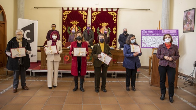 Homenatge a dones que treballen per la igualtat amb motiu del 8 de mar 