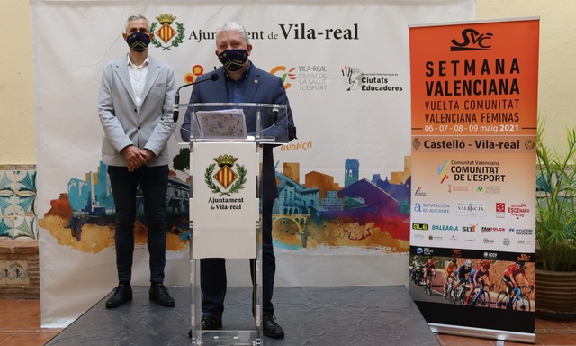Presentación del final de etapa de la Semana Ciclista Valenciana en Vila-real