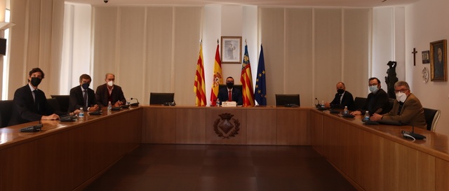 Reuni de l'alcalde amb representants de les principals patronals del clster cermic  