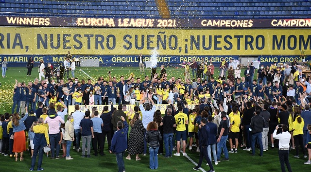 Celebración de la Europa League del Villarreal