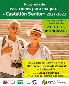 Campanya per a tramitar el programa de vacances per a majors Castell Snior_1