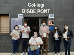 Repartiment del conte d'Acudim al collegi Bisbe Pont