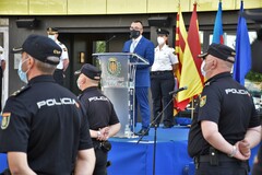 El comproms d'accelerar la construcci de la futura comissaria centra l'acte de lliurament del bast de comandament a la Policia Nacional de Vila-real