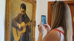 Visita del jurat del Festival Internacional de Guitarra Francesc Trrega al Museu de la Ciutat_1