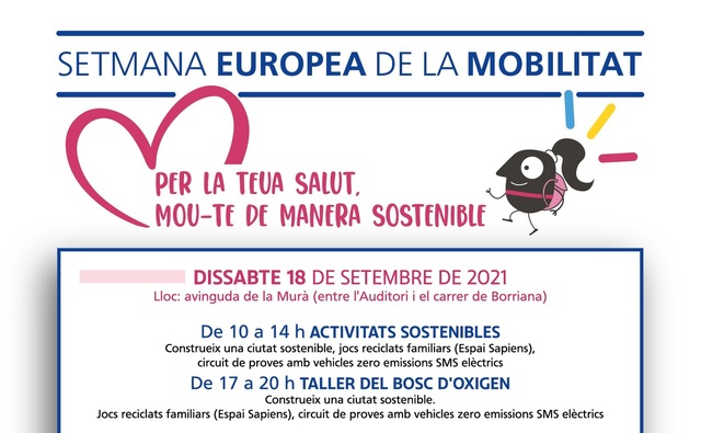 Cartell de la Setmana Europea de la Mobilitat 