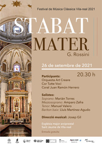 CONCIERTO: OBRA STABAT MATER de G. Rossini