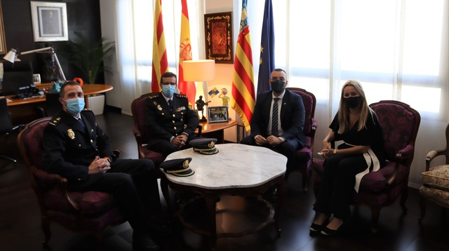 Recepci al nou cap de la Policia Nacional, Pedro Ortn