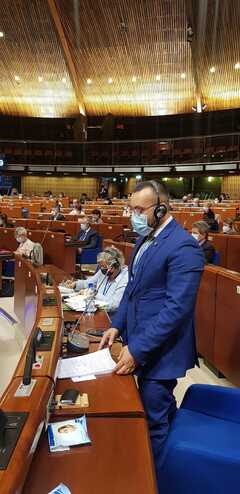 El alcalde, Jos Benlloch, en el pleno del Congreso de Poderes Locales y Regionales del Consejo de Europa_1