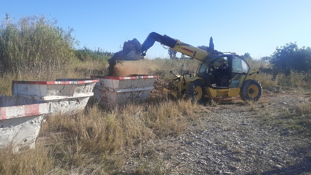 Retirada de escombros en el Mijares_4