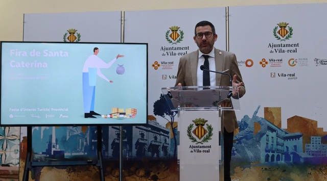 El regidor de Comer, Diego A. Vila, presenta la fira de Santa Caterina de 2021