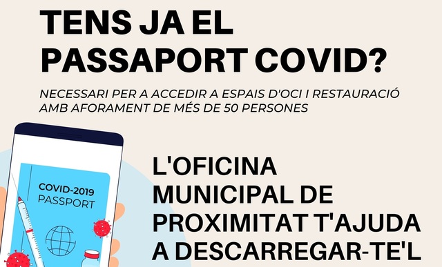 Proximitat ajuda els vens i venes a descarregar el passaport covid