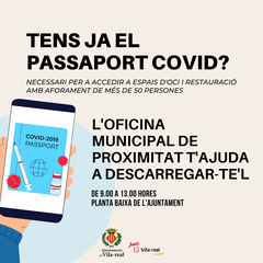 Proximitat ajuda els vens i venes a descarregar el passaport covid_1