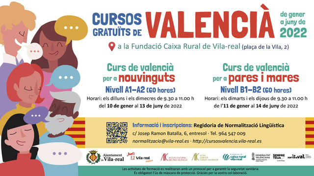 Cursos de valencià per a adults 2022