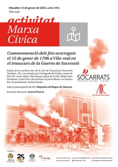 Cartel de la marcha cvica para conmemorar la Crema de 1706_1