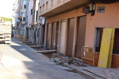 Obres de millora de les canalitzacions en un tram del carrer Sant Joaquim_2