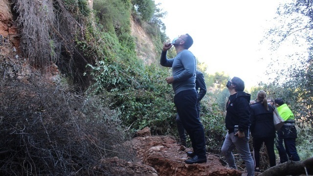 Desprendimientos en la ruta botnica