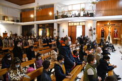 Misa y procesin de la Hospitalidad de Nuestra Seora de Lourdes