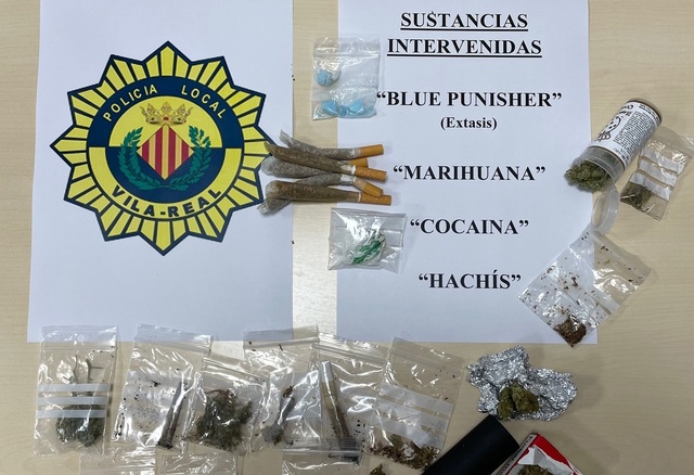 Sustancias intervenidas por la Policía Local en el dispositivo especial contra el botellón