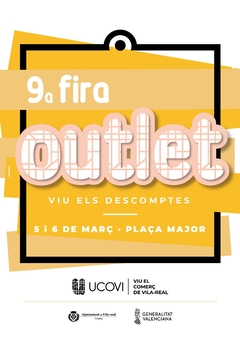 Cartel de la novena Fira Outlet _1