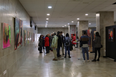 Exposici de Joan Sim en l'Estadi de la Cermica