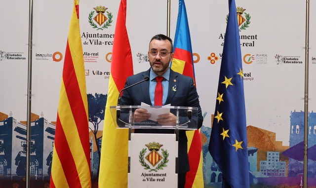 Roda de premsa sobre els romanents de 2021 de l'alcalde, Jos Benlloch