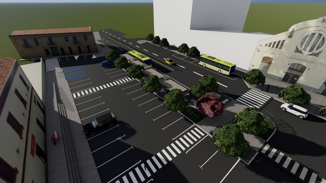 Imagen virtual del intercambiador de transportes de la estacin