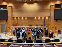 Visita institucional a Madrid de la asociaciones de Vila-real con la Concejala de Participacin Ciudadana _1