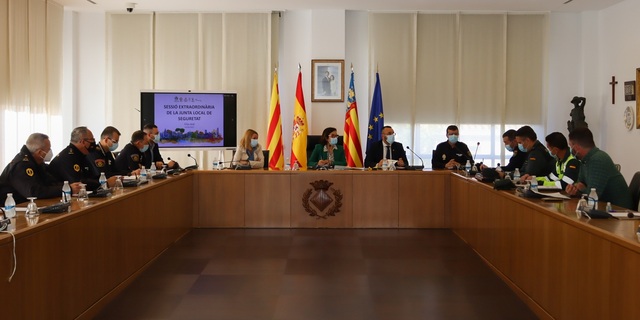 Reunió de la Junta Local de Seguretat amb motiu de les festes de Sant Pasqual