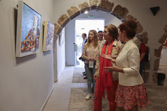 Inauguración de la exposición de Paquita Poyatos en la Casa de l'Oli