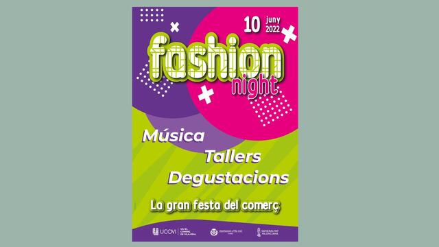 Cartel de la Fashion Night 2022 