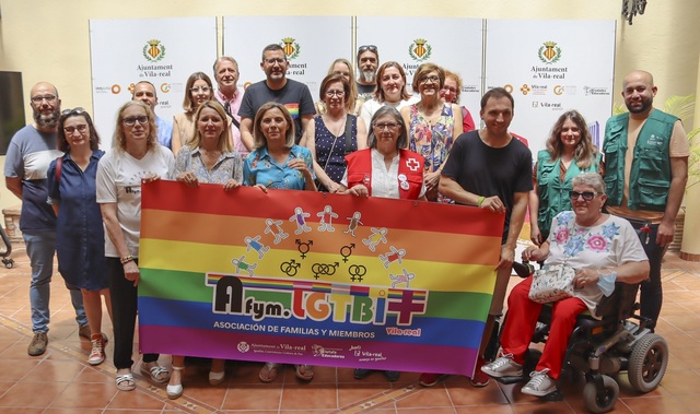 Pancarta conmemorativa del Dia del Orgullo LGTBI+