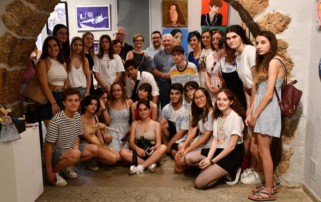 Exposici dels alumnes del Batxillerat artstic de l'IES Broch i Llop