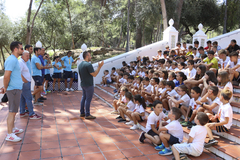 L'alcalde visita l'Escola Esportiva d'Estiu en el Termet_1