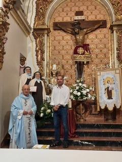 Visita de la Virgen peregrina de la Cueva Santa al Crist de l'Hospital