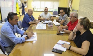 Reunió de l'alcalde amb Serveis Públics per a fer seguiment del Pla de prevenció d'inundacions