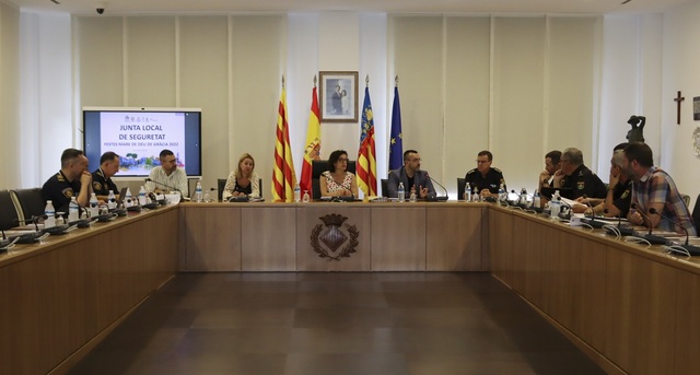 Junta Local de Seguretat amb motiu de les festes de la Mare de Du de Grcia